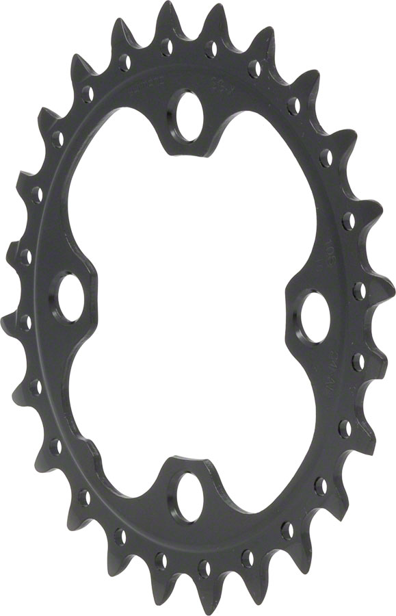 Shimano SLX M660-10, LX T671 24t 64mm 10-Speed Inner Chainring Black