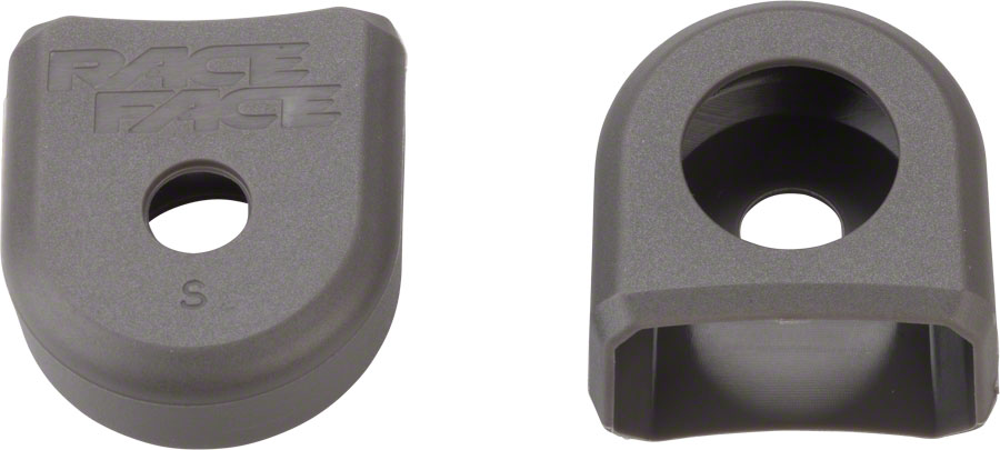 RaceFace Crank Boots: For Alloy Cranks, 2-Pack Gray