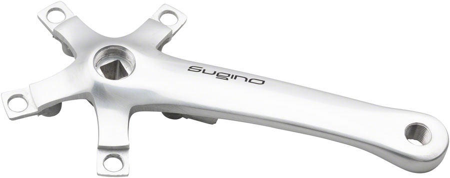 Sugino XD600 Tandem Crank Arm - 175mm, Right Rear, 110/74 BCD, Square Taper JIS Spindle Interface, Silver