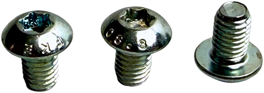Wheels Manufacturing Direct Mount Chainring Bolts - One pack of 3 bolts, For 3-Bolt Chainring, M5 x 8, T25