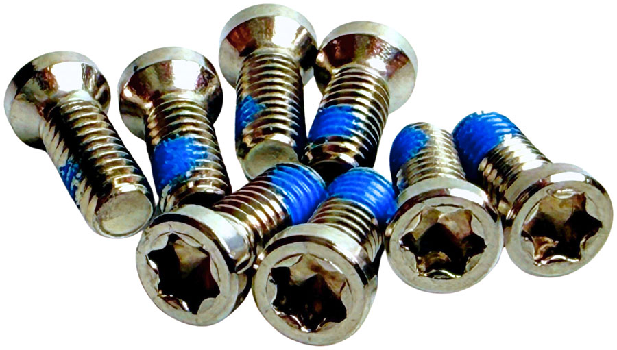 Wheels Manufacturing Direct Mount Gravel Chainring Bolts - One pack of 8 bolts, For 8-Bolt Chainring, M4, T20