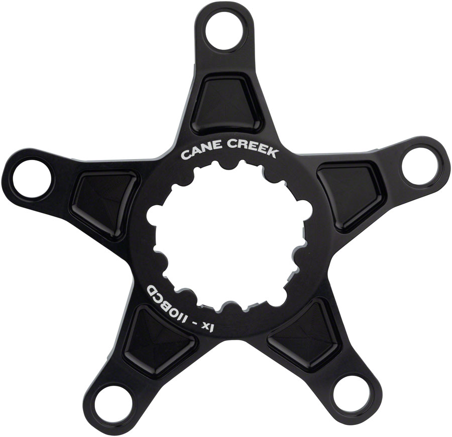 Cane Creek eeWings Chainring Spider - 5-Bolt, 110 BCD, Cane Creek 3-Bolt Mount Type, For 1x System, Black