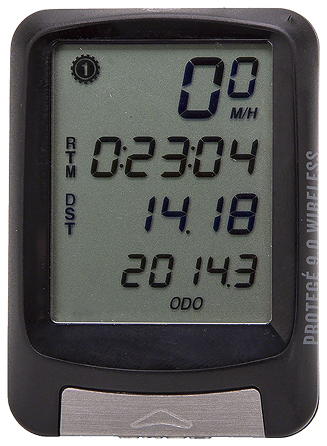 Planet Bike Protege 9.0 Bike Computer - Wireless, Black