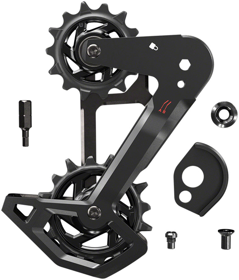SRAM Eagle T-Type AXS Rear Derailleur Cage Kit - Compatible with all Eagle T-Type Rear Derailleurs, Aluminum Cage