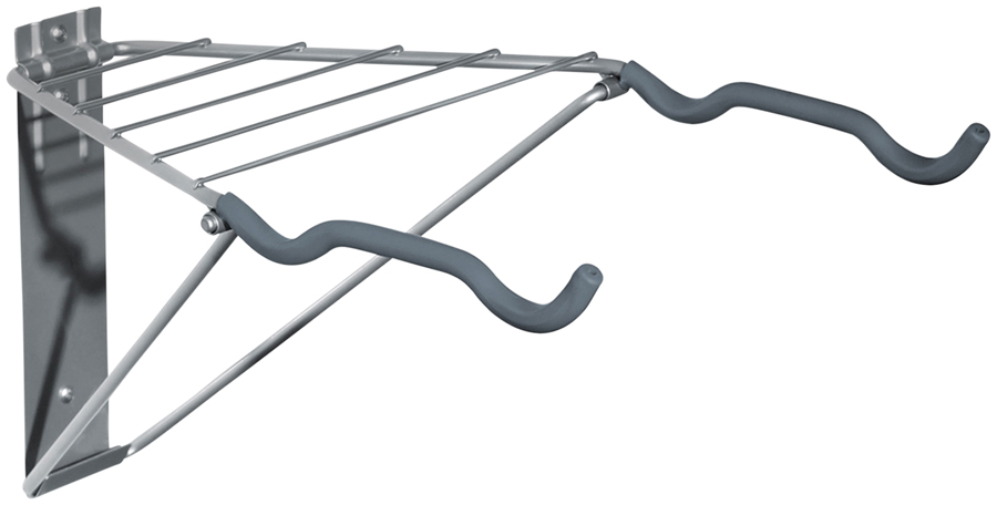 Delta Two Bike Wall Mount Rack with Shelf: Holds Two Bikes
