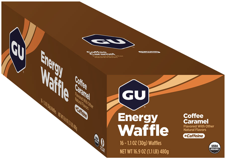 GU Energy Waffle - Coffee Caramel, Box of 16