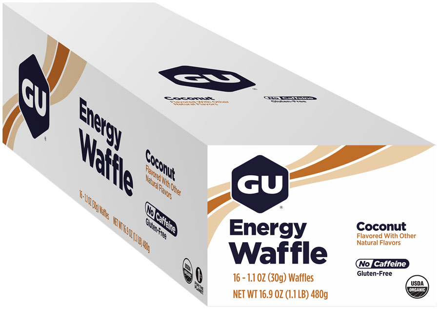 GU Energy Waffle - Coconut, Box of 16