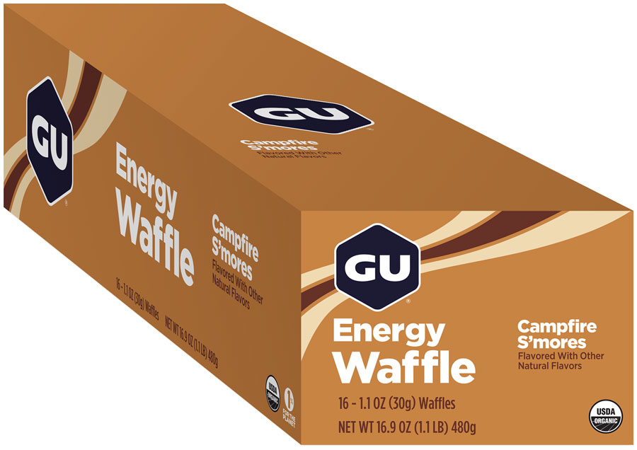 GU Energy Waffle - Campfire S'Mores, Box of 16