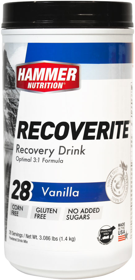 Hammer Recoverite 2.0 Recovery Drink - Vanilla, 28 Serving Canister