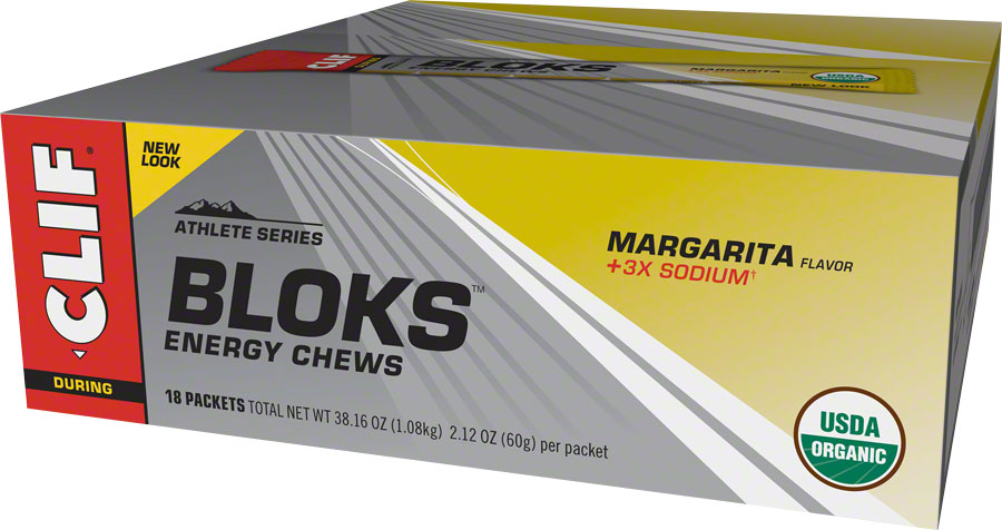 Clif Shot Bloks: Margarita with 3x Sodium Box of 18