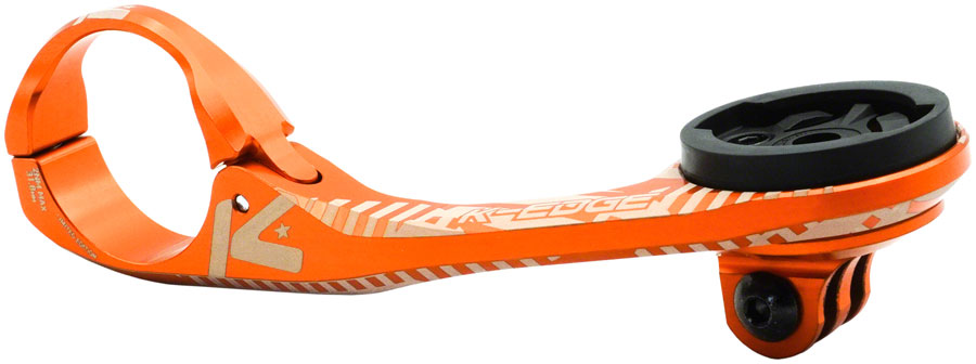 K-Edge Max XL Combo Limited Edition Computer Mount - Garmin/Wahoo, Orange