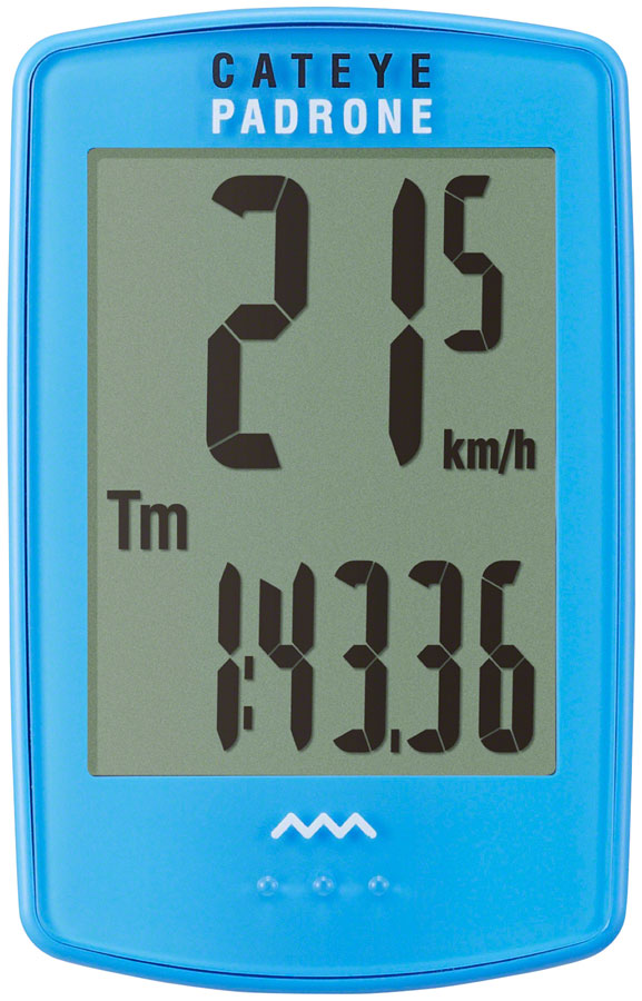 CatEye Padrone Bike Computer - Wireless, Blue