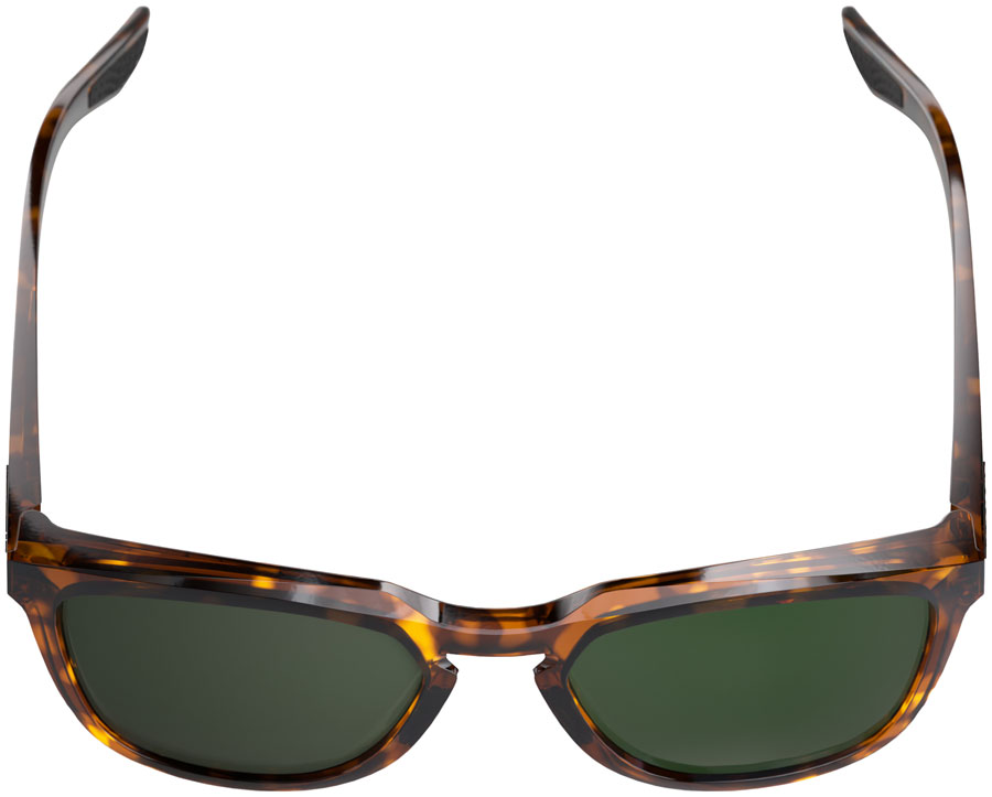 100% Hudson Sunglasses - Gloss Havana/Grey-Green Lens