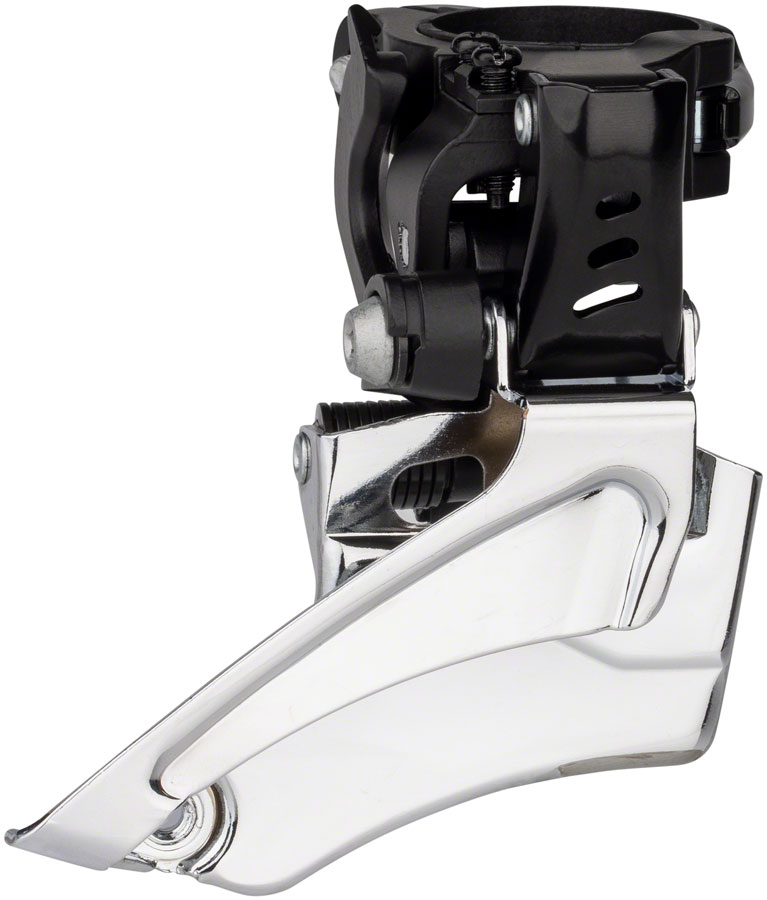 microSHIFT Marvo LT Front Derailleur - 8-Speed Double, 38t Max, High-Mount Band Clamp, Shimano Compatible