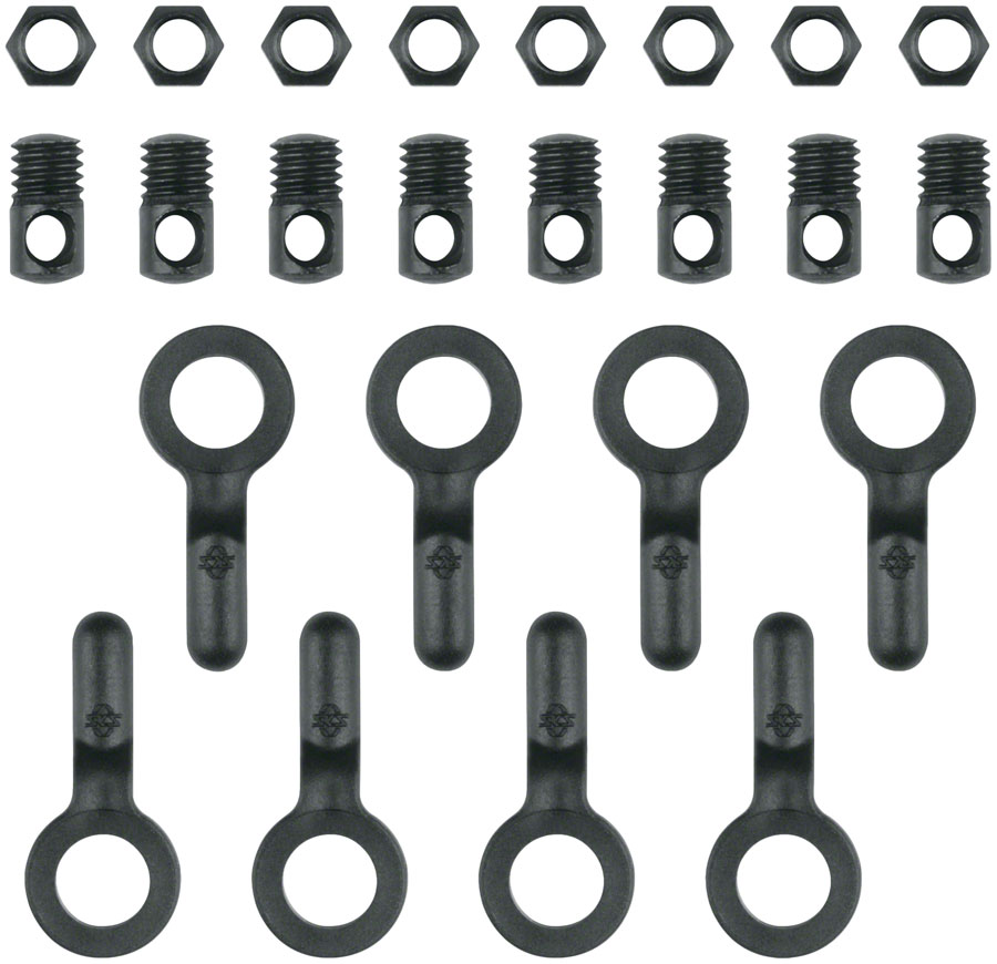 SKS  Bluemels Fender Stay Eyebolt and Nut Set - Black