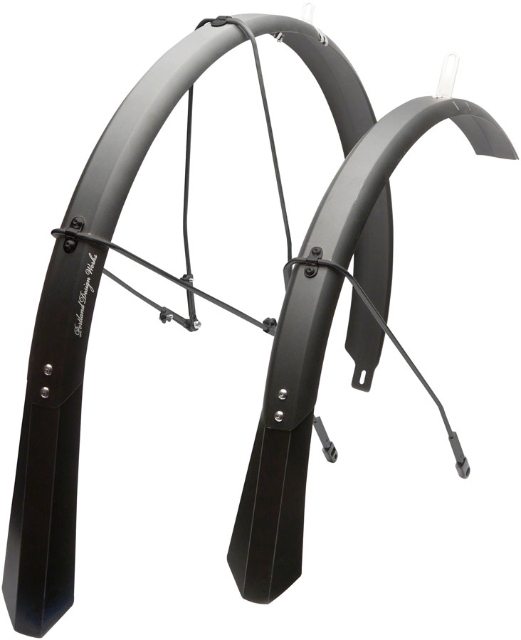 Portland Design Works Full Metal Fenders - 650 x 55mm, Black