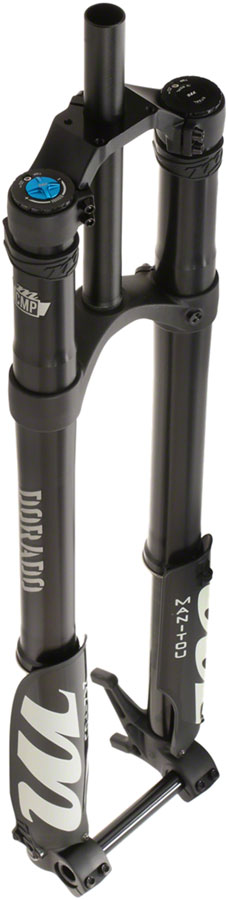 Manitou Dorado Comp Suspension Fork - 27.5", 203 mm, 20 x 110 mm, 47 mm Offset, Straight Steerer, Black, Gen 2