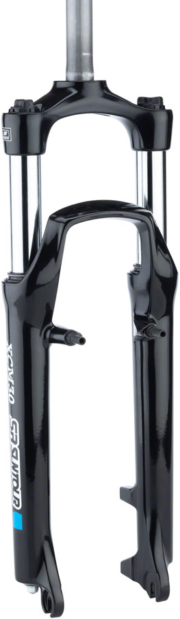 SR Suntour XCM Suspension Fork - 26", 1", Threadless Steerer, 100mm, Rim and Disc, Black