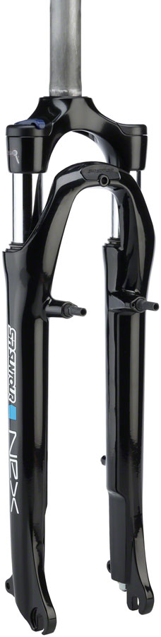 SR Suntour NEX Suspension Fork - 700c, 1-1/8" Threadless Steerer, 50mm, Rim, Black