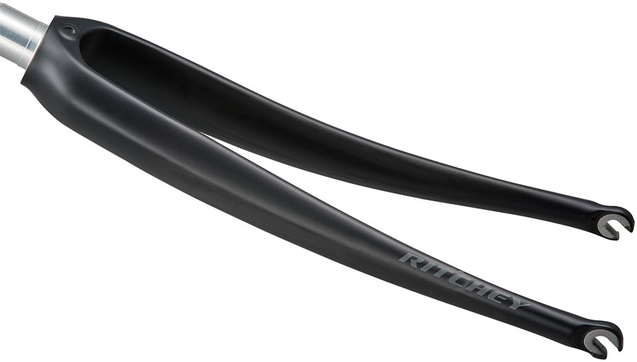 Ritchey Comp Carbon Road Fork - 700c, Compatible with 9mm x 100mm QR, 1-1/8", Aluminum Steerer, UD Matte Black
