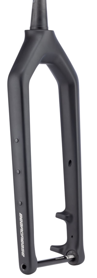Salsa Bearpaw 2 Carbon Deluxe Fork - 27.5", 150x15mm Thru-Axle, 1-1/8" Tapered, Carbon, Post Mount Disc, Matte Black