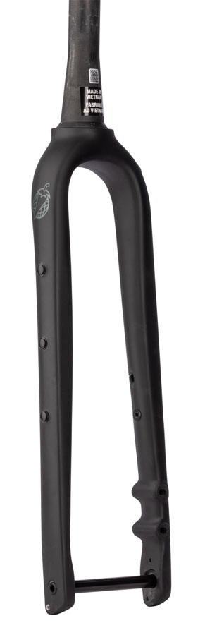Salsa Waxwing Carbon V2 Fork - 700c/650b, 100x12mm Thru-Axle, 1-1/8" Tapered, Carbon, Flat Mount Disc, Black