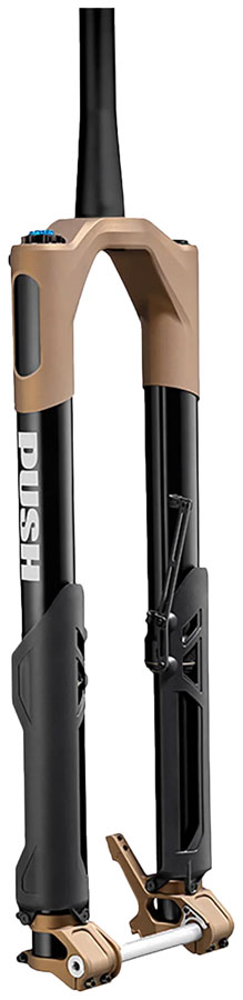 PUSH Industries Nine One V2 Inverted Coil Suspension Fork - 29", 160 mm, 15 x 110mm, 44mm Offset, 50 lb. Spring, Graphite Black