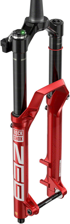RockShox ZEB Ultimate Flight Attendant Charger 3.1 Suspension Fork - 29", 170 mm, 15 x 110 mm, 44 mm Offset, Electric Red, A3