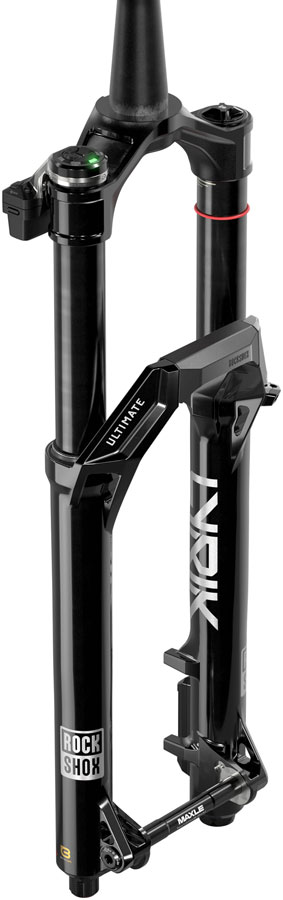 RockShox Lyrik Ultimate Flight Attendant Charger 3.2 Suspension Fork - 29", 160mm, 15x110mm, 44mm Offset, Linear XL, Gloss Black, E1