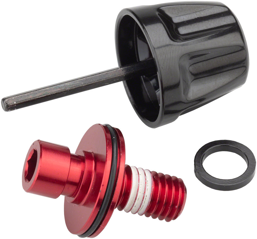 RockShox Motion Control Rebound Damper Knob Kit - RevelationRC A1(2018/19),ChargerRC/LyrikSEL C2+,PikeSEL B3+,YariB1,ZEB A2+,Pike C1 +(2022+