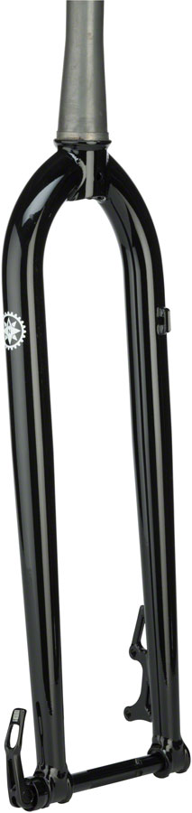 Salsa CroMoto Grande Fork - 29", 15x100mm Thru-Axle, 1-1/8" Tapered Steerer, Chromoly, Black, *Damaged Packaging