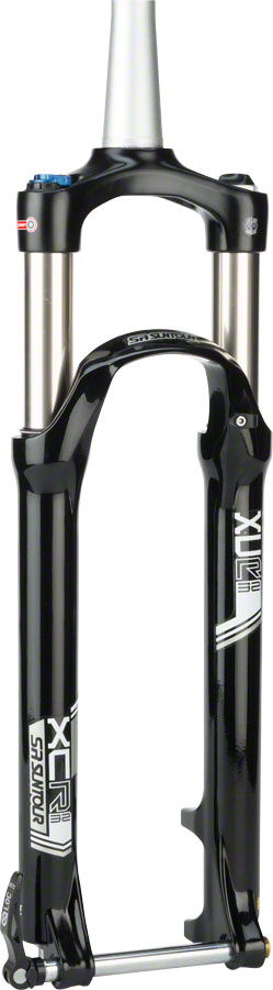 SR Suntour XCR Air LO-R Suspension Fork - 29", Tapered Steerer, 100mm, 100x15mm, Disc, Black