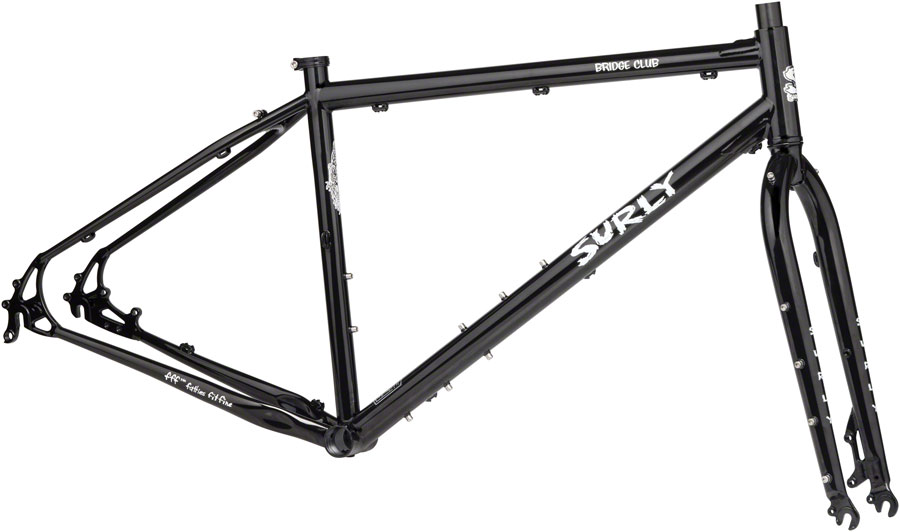 Surly Bridge Club Frameset - 27.5", Steel, Trevor's Closet Black, Medium