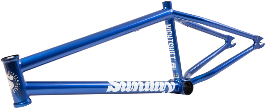 Sunday Nightshift BMX Frame -  20.5" TT, Saphire Blue