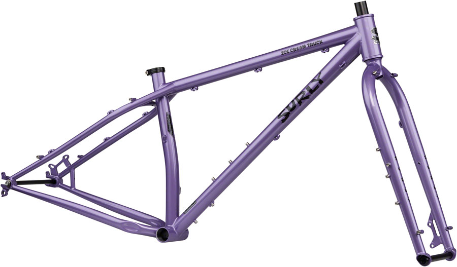 Surly Ice Cream Truck Frameset - 26", Steel, Taro Milk Tea, Large