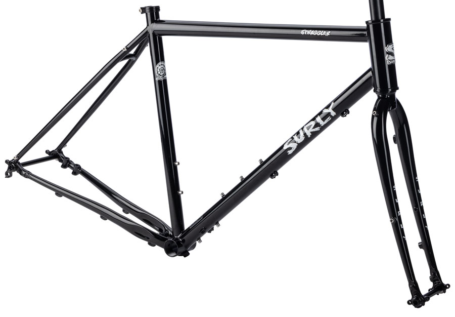 Surly Straggler Frameset - 650b, Steel, Hi-Viz Black, 46cm