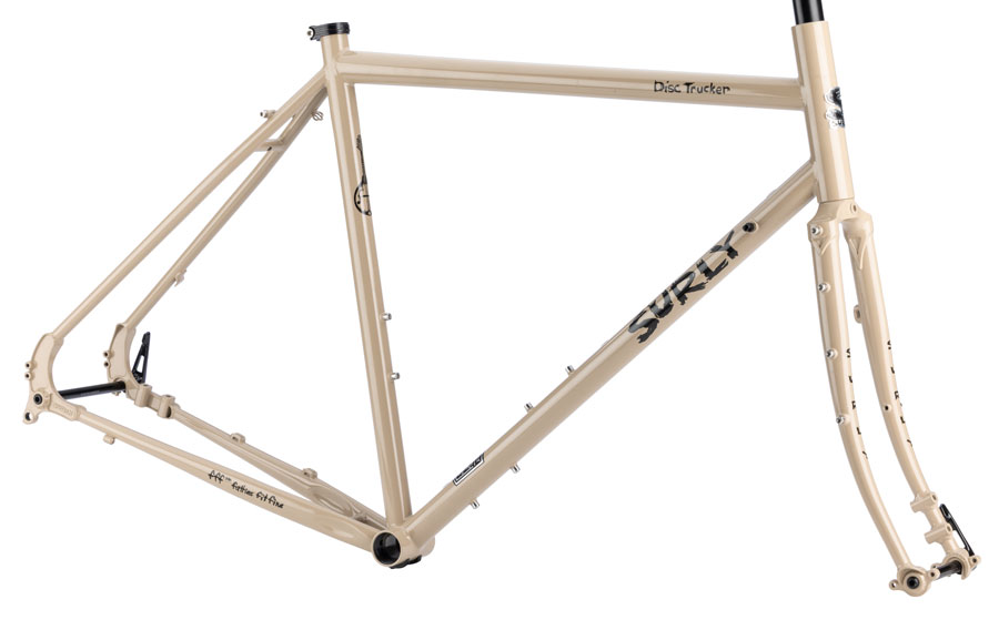 Surly Disc Trucker Frameset - 700c, Steel, Grandpa's Khakis, 56cm