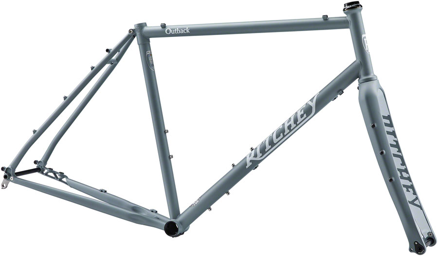 Ritchey Outback Frameset - 700c/650b, Steel, Granite and Snow, Small
