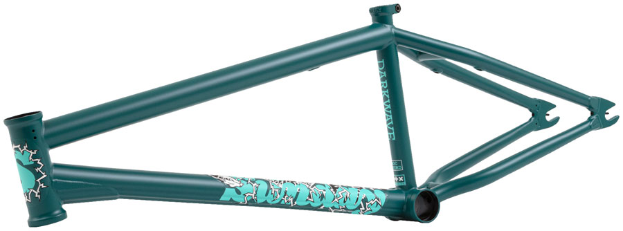 Sunday Darkwave BMX Frame - 21.25" TT, Matte Pine Green