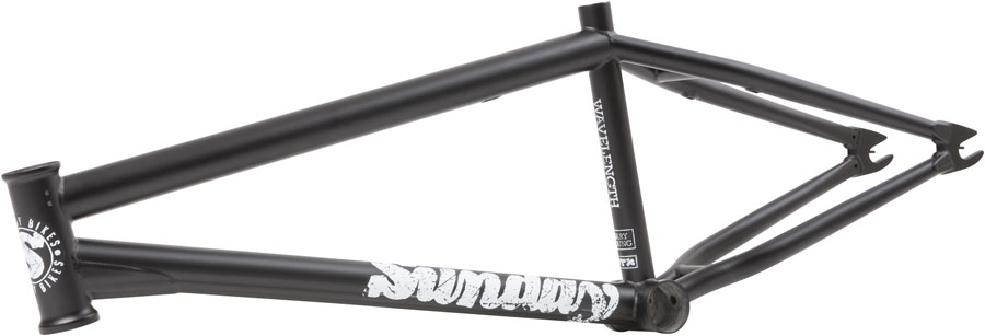 Sunday Wavelength BMX Frame - 20.75" TT, Matte Black