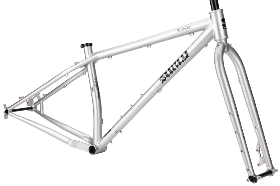 Surly Krampus Frameset - 29", Steel, Salmon Skin Silver, Large