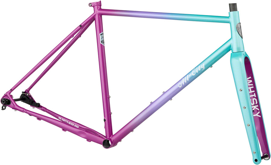 All-City Cosmic Stallion Frameset - 650b/700c , Steel, Mermaid Fade, 49cm