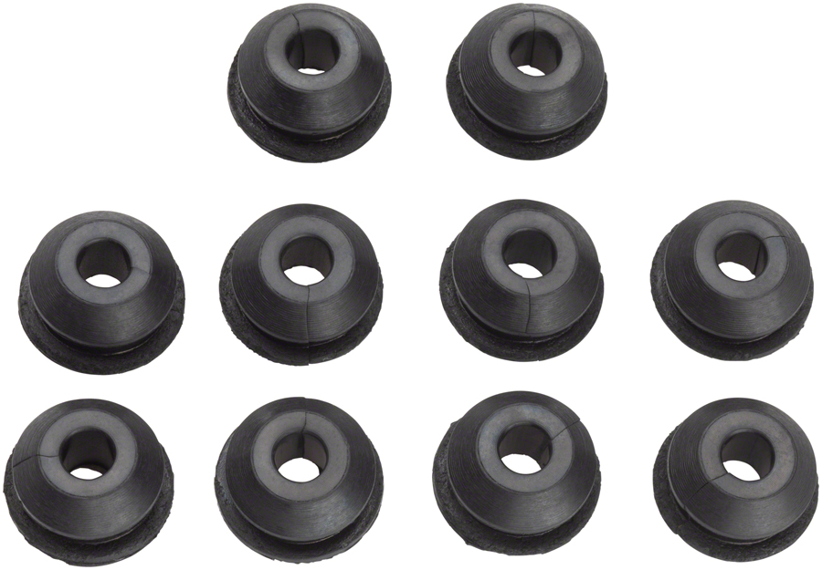 Jagwire Frame Plug Refill Bag - Fits 3.0mm Shimano Di2 with Straight Entry and 8.0mm Round Frame Port, Bag/10 Plugs