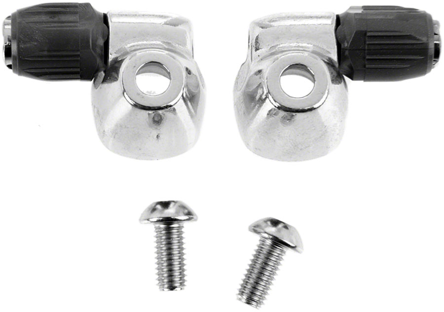 Shimano SM-CS50 Outer Stopper Assembly - For Light Aluminum Frame with Flat Downtube Shift Bosses, Right and Left Pair