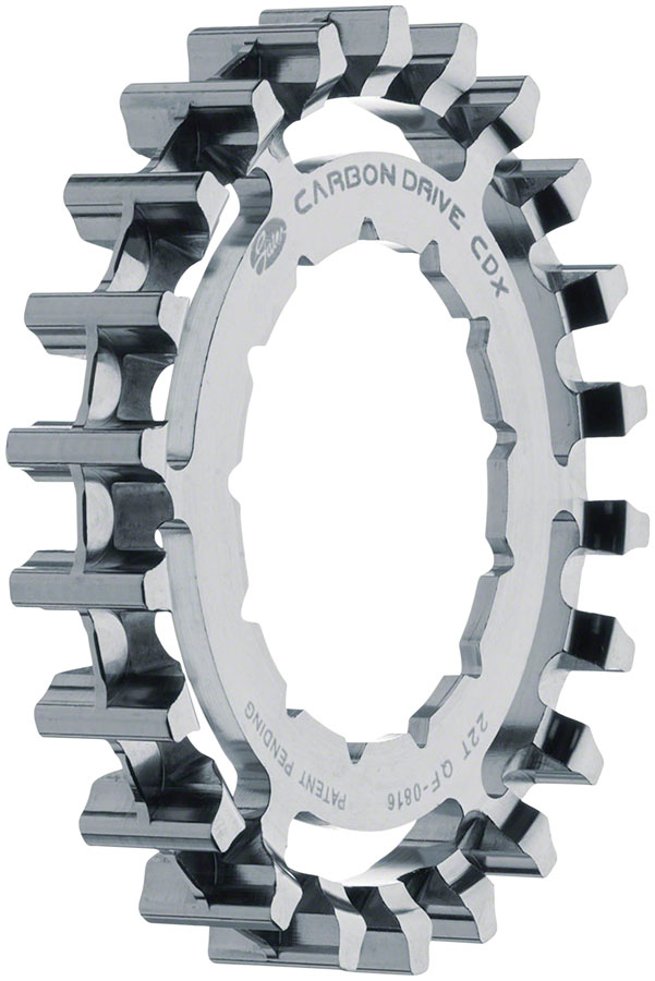 Gates Carbon Drive CDX:EXP Centerlock Rear Sprocket - 22t, Rohloff Splined, Silver
