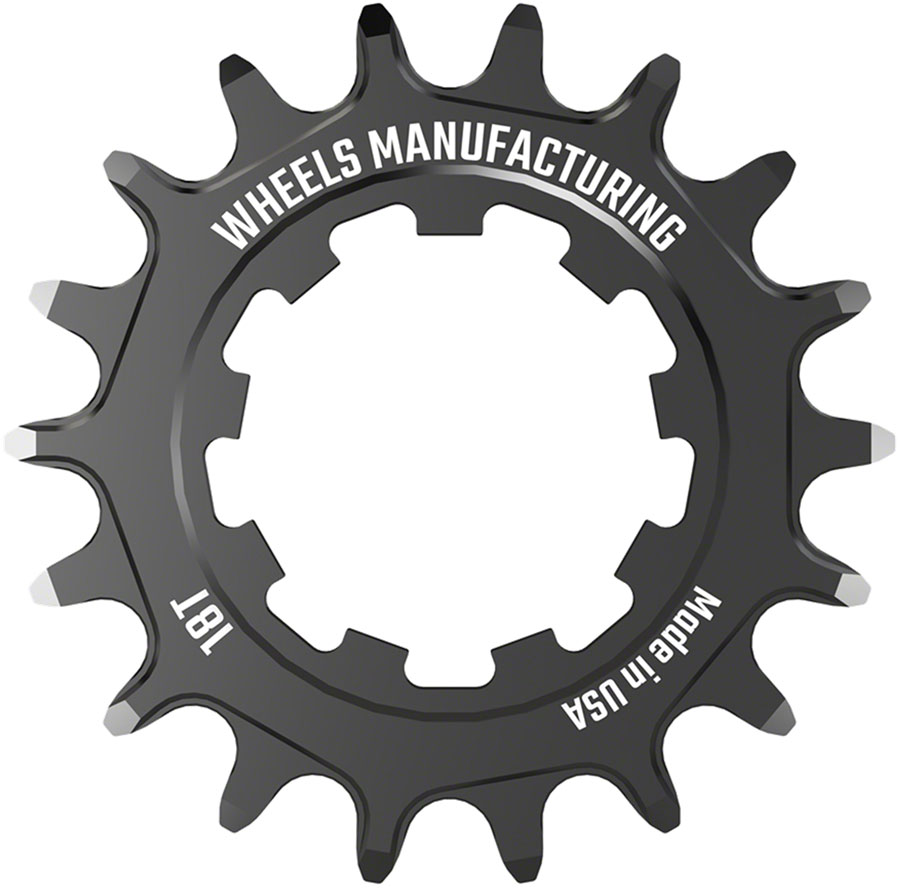 Wheels Manufacturing SOLO-SPEED Cog - 18t, Fits SOLO-SPLINE and SOLO-XD kits, Black