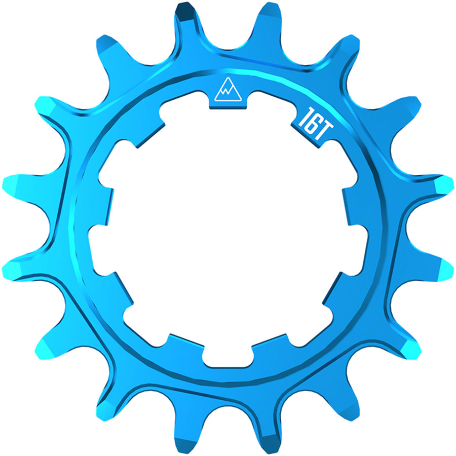 Wheels Manufacturing SOLO-SPEED Cog - 16t, Fits SOLO-SPLINE and SOLO-XD kits, Teal