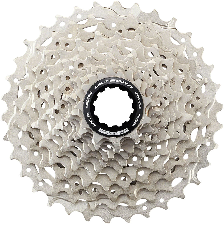 Shimano Ultegra CS-R8101 Cassette - 12-Speed, 11-34t, Silver