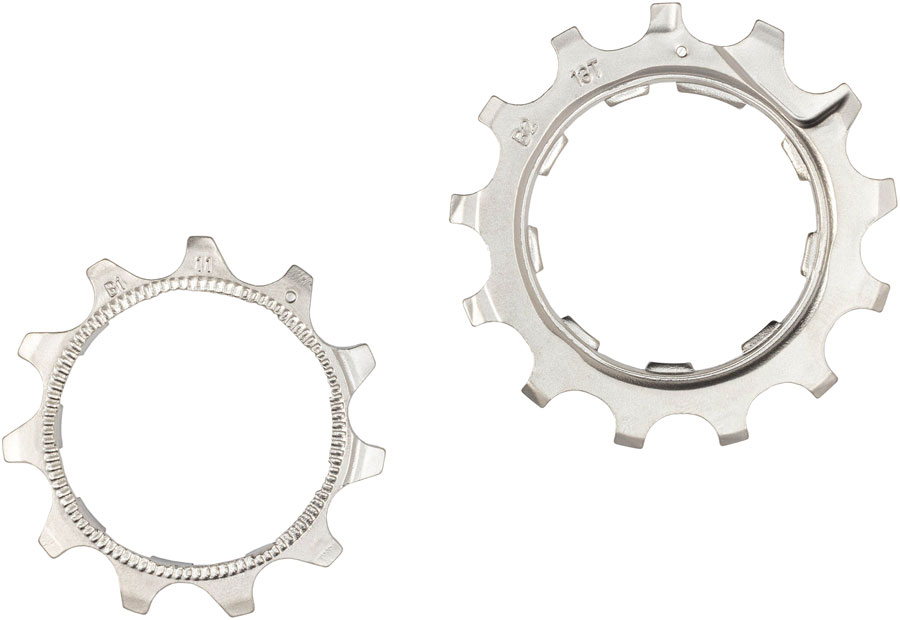 microSHIFT Sword Replacement Cog Kit - 11t (B1) and 13t (B1) Cogs for 10-Speed Sword Cassette, Nickel