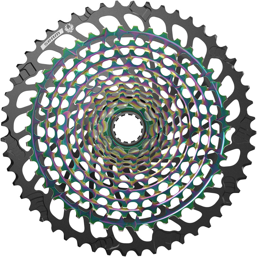 SRAM XG-1299 Eagle Cassette - 12-Speed, 10-52t, For XD Driver, Rainbow, C1